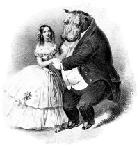 Ballroom dancing hippo.